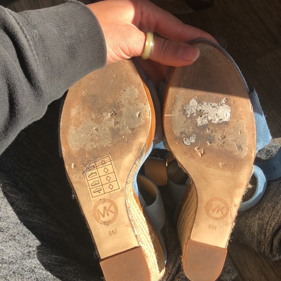 Michael kors blue suede wedge - Picture 4 of 6